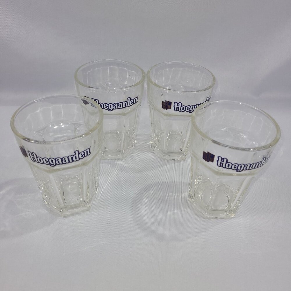 Hoegaarden Beer Glass Set 4 Tumbler 33cl Capacity
